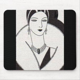 Tapis De Souris Femme art déco 1928