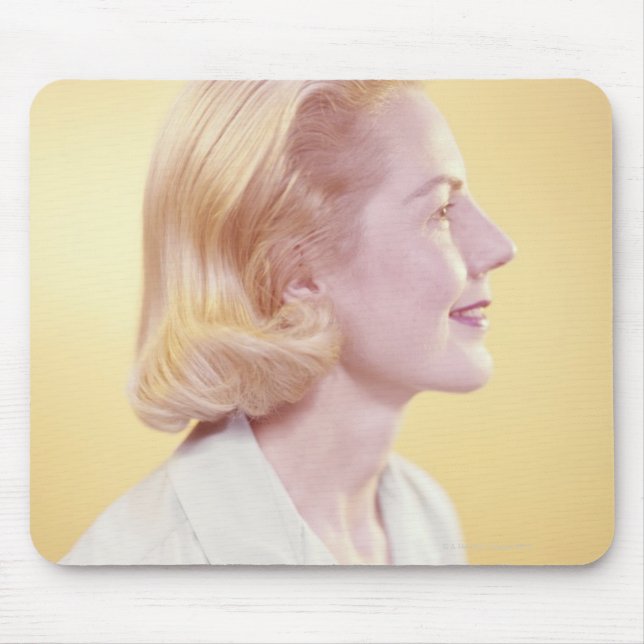 Tapis De Souris Femme blonde (Devant)