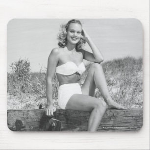 Tapis De Souris Femme dans le bikini
