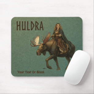 Tapis De Souris Femme de la forêt Huldra nordique