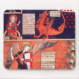 Tapis De Souris Femme de l'apocalypse attaqué par le Seve