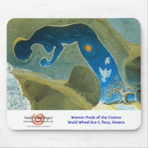 Tapis De Souris Femme faite de cosmos/tapis de souris