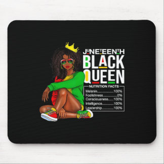 Tapis De Souris Femme Junetdix Reine noire Faits nutritionnels 4t