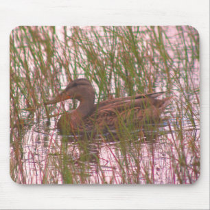 Tapis De Souris Femme Mallard Duck Nature