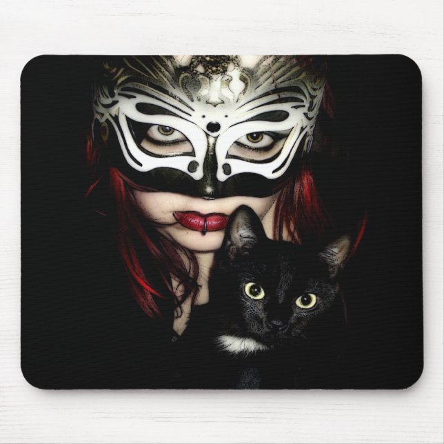 Tapis De Souris FEMME Mousepad de CAT (Devant)