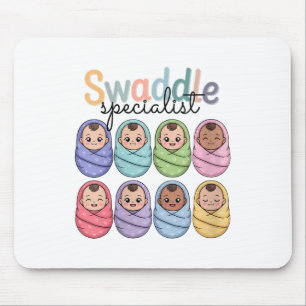 Tapis De Souris Femme Swaddle Spécialiste Cute Travail Et Livraiso