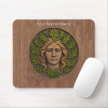 Femme verte - Bois