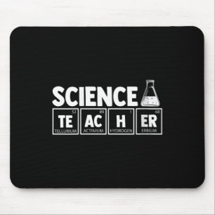 Tapis De Souris Femmes amusantes Table périodique Enseignant scien