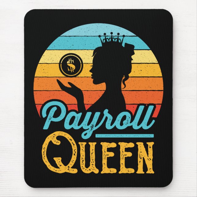 Tapis De Souris Femmes de la Reine de la paie (Devant)