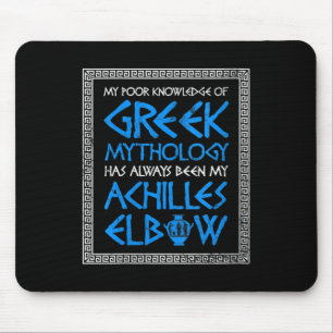 Tapis De Souris Femmes Drôle Mauvaise Connaissance grecque Mytholo