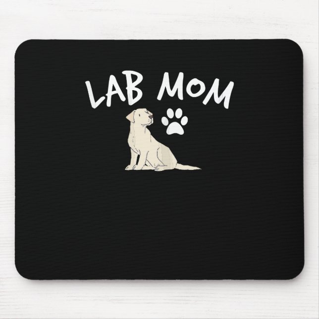 Tapis De Souris FEMMES Labrador Retriever Lab Maman Chien Chien Ch (Devant)