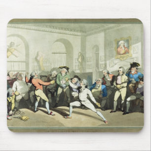 Tapis De Souris Fencing Academy de M.H Angelo, gravée par Charles