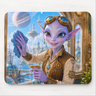 Tapis de souris Fenêtres étincelantes de Luma