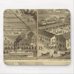 Tapis De Souris Fer à roues en fer à rouler en fer à rouler et 