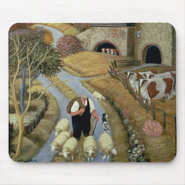 Tapis De Souris Ferme française de rue (Devant)