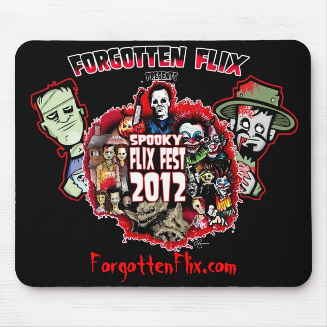 Tapis De Souris Fest éffrayant de Flix Mousepad 2012 (Devant)