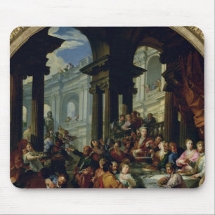 Tapis De Souris Festin sous un portique ionique, c.1720-25