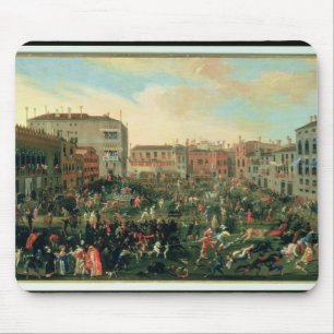 Tapis De Souris Festival des taureaux, polo de Campo San
