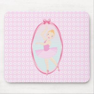 Tapis De Souris Fête d'anniversaire de Ballerina