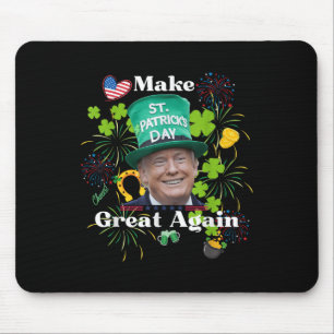 Tapis De Souris Fête de la Saint-Patrick Grande encore Chemise
