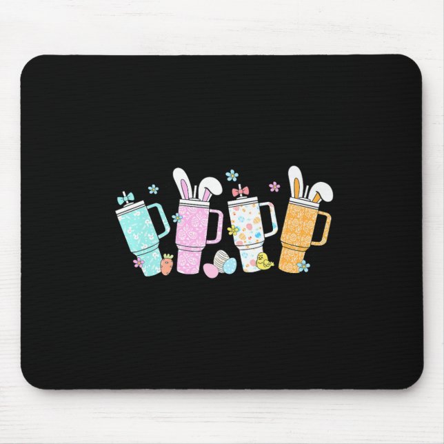 Tapis De Souris Fête de Pâques rétro Stanley Tumbler Inspirées Fil (Devant)