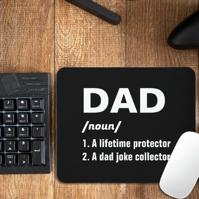 Tapis De Souris Fête des pères de définition de papa amusant (Funny Dad Definition Father's Day 
)