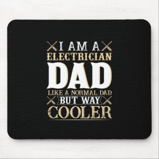 Tapis De Souris Fête des pères Je Suis Un Électricien Papa