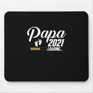 Tapis De Souris Fête des pères   Papa Chargement 2021 Père pour la