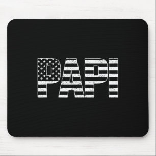 Tapis De Souris Fête des pères papi patriotique américaine 4e drap