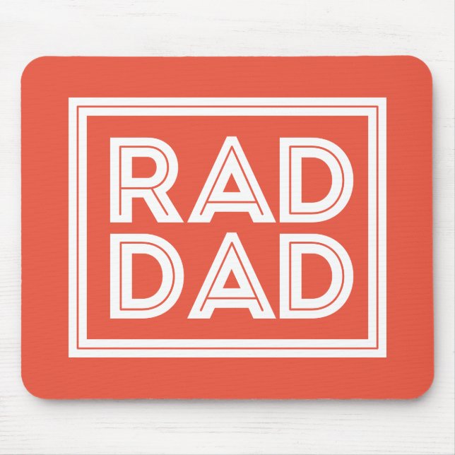 Tapis De Souris Fête des pères - Rad Papa (Devant)