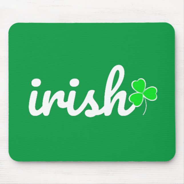 Tapis De Souris Fête irlandaise de la Saint Patrick (Devant)