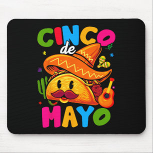 Tapis De Souris Fête mexicaine Cinco De Mayo Laissez la Squad de l