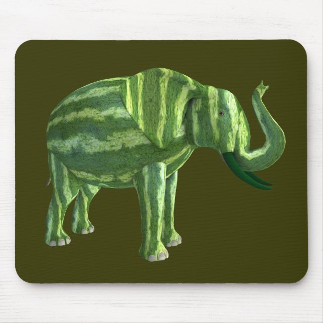 Tapis De Souris Fête nationale de la pastèque Eléphant (Devant)