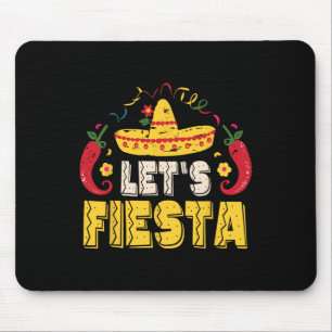 Tapis De Souris Fetons Fiesta Funny Cinco De Mayo Mexo