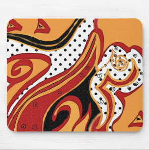 Tapis De Souris Feu