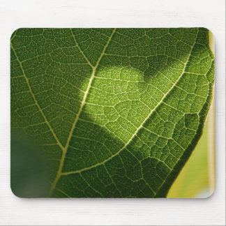 Tapis de Souris Feuille de Coeur Ensoleillé