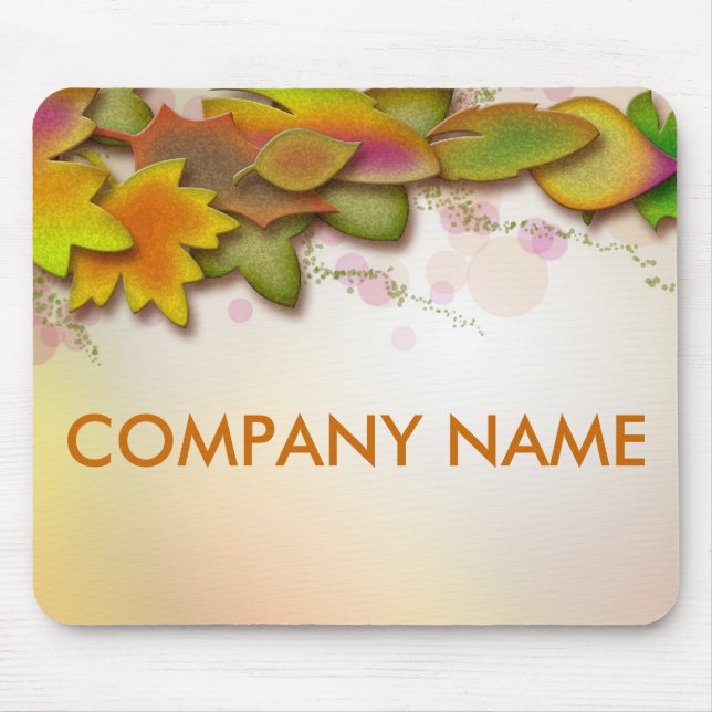TAPIS DE SOURIS FEUILLE EN BAISSE (Devant)