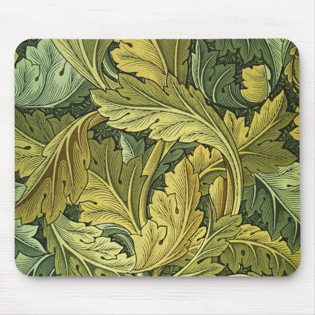 Tapis De Souris Feuille Mousepad d'acanthe de Nouveau d'art (Devant)