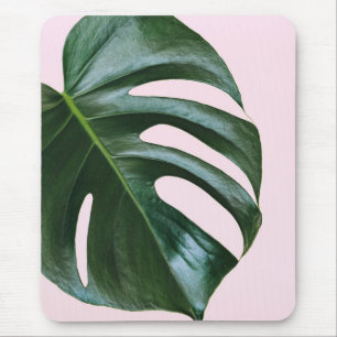 Tapis De Souris Feuille tropicale de Monstera