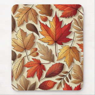 Tapis De Souris feuilles d'automne classiques