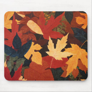 Tapis De Souris Feuilles d'automne Mousepad