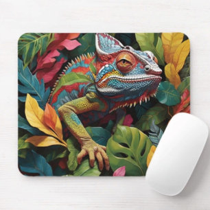 Tapis De Souris Feuilles Lizard et couleur