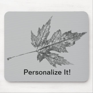Tapis De Souris Feuilles Nature Imprime Mousepad