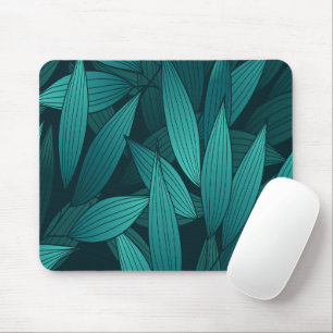 Tapis De Souris Feuilles tropicaux rayonnants