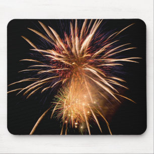 Tapis De Souris Feux d'artifice Mousepad
