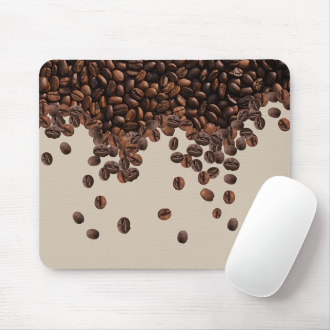 Tapis De Souris Fèves de café (Avec souris)