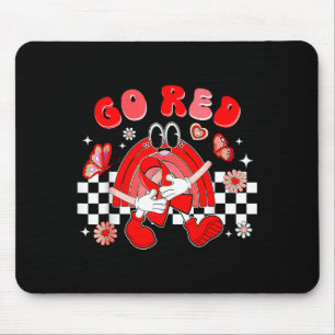 Tapis De Souris Février Mois de la sensibilisation à la maladie ca