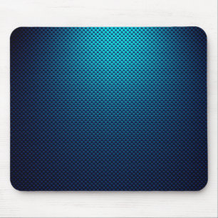 Tapis De Souris Fibre de carbone bleue