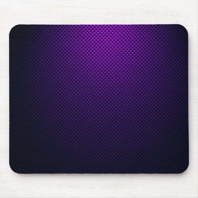 Tapis De Souris Fibre de carbone noir pourpre (Devant)