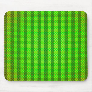 Tapis De Souris Fibre de carbone rayée verte